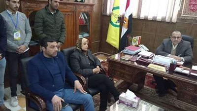 لقاء بين نائب محافظ شمال سيناء ونقيب عام التمريض