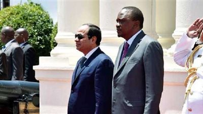 السيسى يبحث هاتفيا مع نظيره الكينى الشؤون المشتركة للبلدين