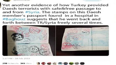 قوات سوريا الديموقراطية تعلن عن دليل يورط تركيا بداعش