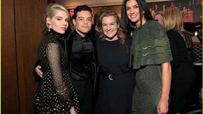 بالصور.. رامي مالك يحتفل بفيلم 