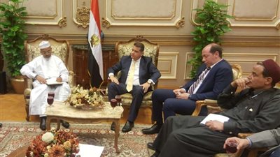 رئيس لجنة الشؤون الإفريقية يلتقي سفير دولة تشاد بالقاهرة