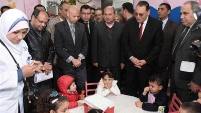 انطلاق الحملة القومية للتطعيم ضد شلل الأطفال بالزقازيق