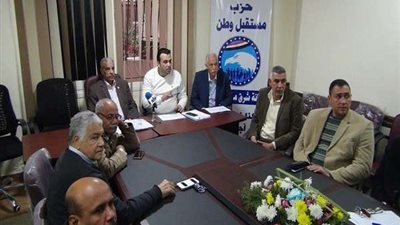بدء اجتماع أمانة شرق مدينة نصر بمستقبل وطن لاستعراض نشاطات وفاعليات الحزب