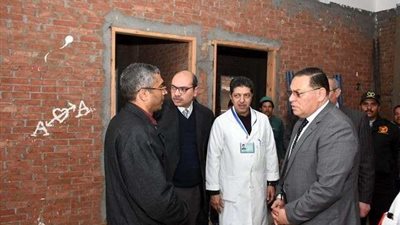 محافظ الشرقية يتفقد أعمال إنشاء مبني مستشفى الرمد الجديد بالزقازيق