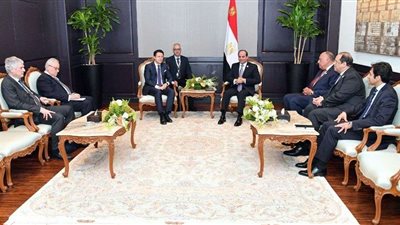 الرئيس السيسي يبحث مع رئيس وزراء إيطاليا تطوير العلاقات بين البلدين