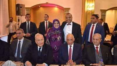وزراء وأعضاء مجلس النواب في حفل زفاف شقيقة 