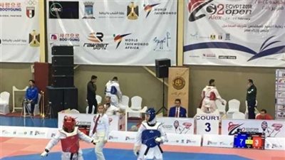 منة ماهر تتأهل لدور الأربعة من بطولة مصر الدولية للتايكوندو