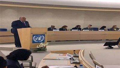 وزير الخارجية يلقي بيان مصر في الدورة الأربعين لمجلس حقوق الإنسان