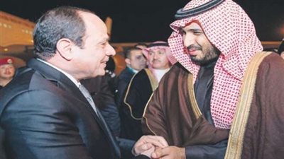 «جولات ولي العهد والسيسي».. تتصدر عناوين الصحف