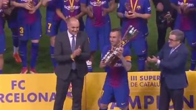 برشلونة يتوج بكأس السوبر الكتالوني على حساب إسبانيول