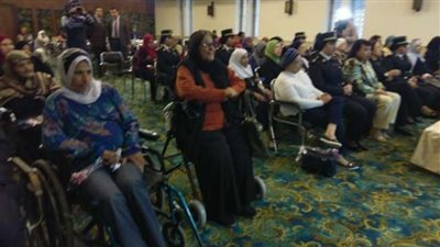 أمن القاهرة يزور دار للمسنين بالنزهة في اليوم العالمي للمرأة