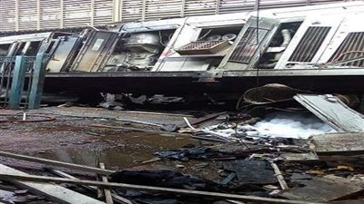 ننشر الفيديو الأول لآثار حادث محطة مصر