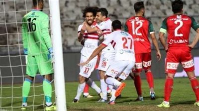 الزمالك يتقدم بهدفين مقابل هدف على ولايتا ديتشا