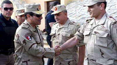 السيسي من سيناء: «سنأتي هنا قريبًا للاحتفال بالنصر»