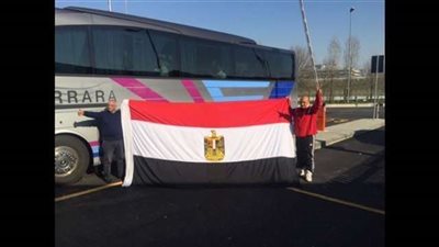 خاص.. صور من أمام معلب مباراة مصر والبرتغال في سويسرا