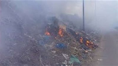 إخماد حريق في مخلفات قمامة بـ«بولاق أبو العلا»
