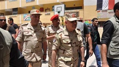 وزير الدفاع في القليوبية لتفقد عدد من اللجان الانتخابية
