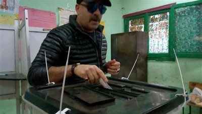 محمد سعد يدلي بصوته في اليوم الثالث من الانتخابات الرئاسية