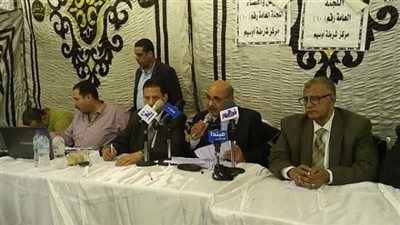 ألبوم صور.. لحظة إعلان نتيجة الانتخابات الرئاسية بأوسيم