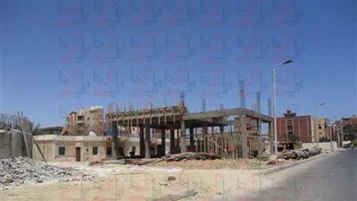 استمرار الأعمال الإنشائية بمحطة الصرف الصحي في الغردقة (صور)