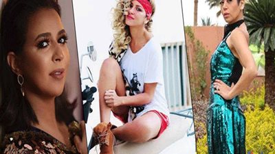 أبرزهم إيمي سمير غانم.. فنانات تحدين الطقس البارد بإطلالات جريئة