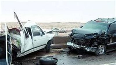 مصرع سائق في تصادم بطريق الإسماعيلية الصحراوي