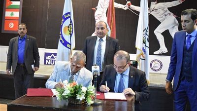 بروتوكول تعاون بين جامعة بنى سويف والاتحاد المصري للسلاح