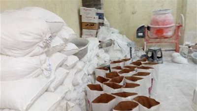 ضبط مصنع سوبيا بدون ترخيص قبل ترويجها بمدينة نصر(صور)