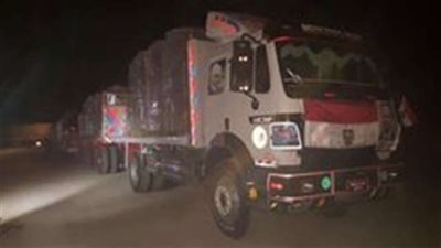 تنفيذًا لتوجيهات الرئيس.. قوافل طبية وغذائية في طريقها إلى غزة (صور)