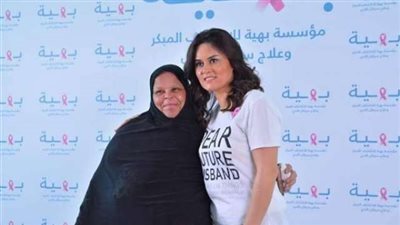 رشا مهدي تدعم مريضات سرطان الثدي