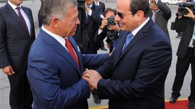 الديوان الملكي الهاشمي يعلق على لقاء الرئيس السيسي بالعاهل الأردني