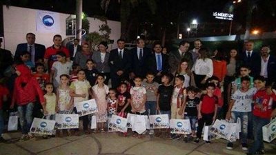 ”مستقبل وطن” يوزع ملابس العيد على الأطفال بـ”57357” (صور)