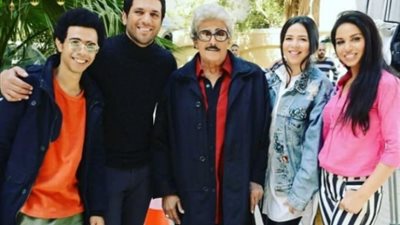 احتفال فريق عمل ”عزمى وأشجان” بأنتهاء التصوير.. فيديو