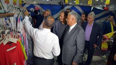 سكرتير عام القليوبية يفتتح معرض ”أهلًا بالعيد” بشبرا الخيمة