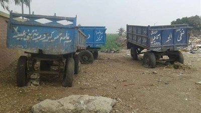 سرقة 3 قاطرات من جرارات قمامة تابعة لمجلس ”بني عبيد”