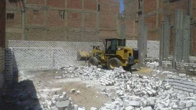 إزالة 38 حالة تعدٍ على الأراضي الزراعية في المنيا