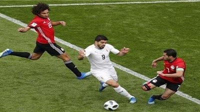 الدقيقة 60.. التعادل السلبي يسيطر على لقاء الفراعنة وأوروجواي