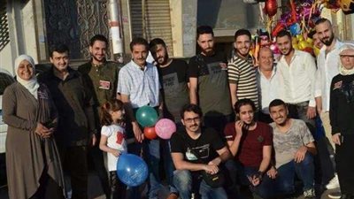 الجالية السورية تحتفل مع المصريين بعيد الفطر في الدقهلية