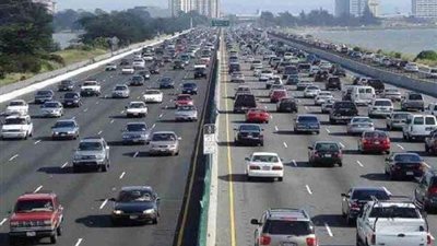 سير متوسط بجميع محاور وشوارع القاهرة والجيزة