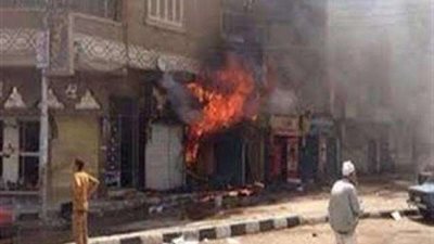 إخماد حريق بعقار من 3 طوابق في المنوفية