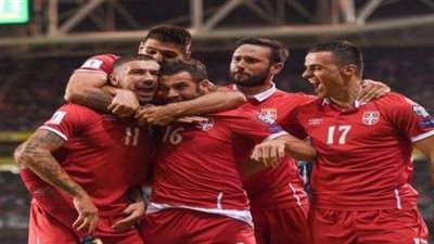 اليكساندر كولاروف يسجل الهدف الأول لصالح منتخب صربيا