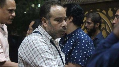 عزاء الفنان ماهر عصام بحضور حسن عيد بمسجد الحامدية