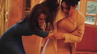 بالصور.. شجار بالأيدي بين ميجان ماركل وكيت ميدلتون داخل القصر