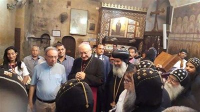 وفد إيطالي يزور مسار العائلة المقدسة بمصر