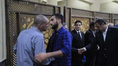 عزاء الملحن خالد البكري بحضور هاني شاكر والشرنوبي (صور)