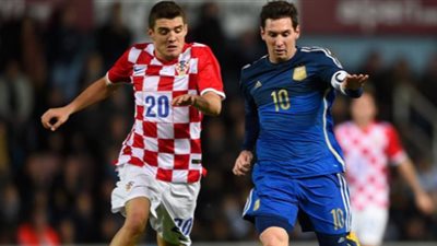 التعادل السلبي ينهي أول 30 دقيقة من مباراة الأرجنتين وكرواتيا