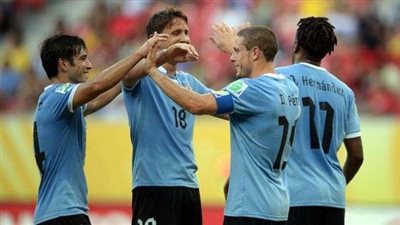 أوروجواي تنهي الشوط الأول بهدف نظيف في شباك السعودية
