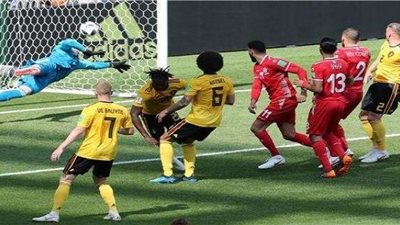 هازارد يحرز الهدف الرابع في شباك نسور قرطاج