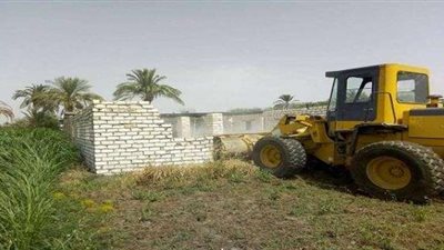 إزالة 20 حالة تعدٍ بمركز ملوى في المنيا