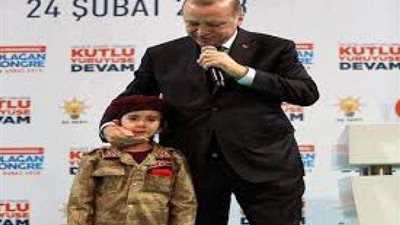 أردوغان يستخدم الأطفال للترويج لسياساته